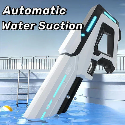 Pulse electric continuous water gun for children, high-pressure and strong waterproof automatic water absorption ALPENZO