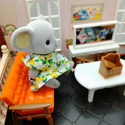 miniature items dollhouse furniture accessories living room bedroom supermarket shopping games family interaction doll kids toys ALPENZO