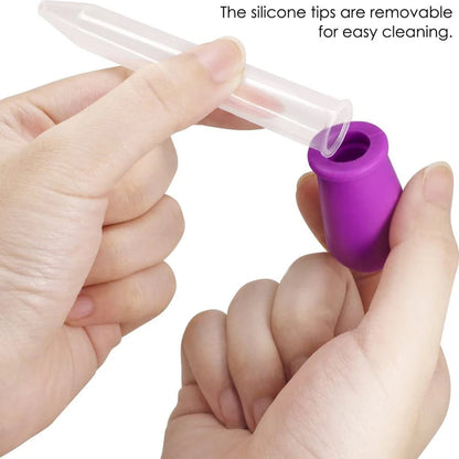 5PCS 5ml Small Silicone Plastic Pipette Dropper Feeding Medicine Liquid Eye Ear Pipette Dropper Lab Experiment Toys Gift ALPENZO
