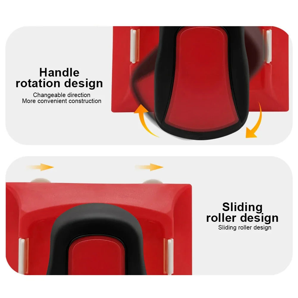 Red Paint Edger Cutting In Home Interior Plastic Wall With Pad Nylon Bristles Edges Painting Corner and Edges - ALPENZO