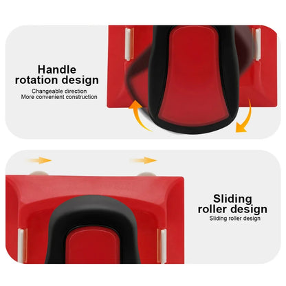 Red Paint Edger Cutting In Home Interior Plastic Wall With Pad Nylon Bristles Edges Painting Corner and Edges - ALPENZO