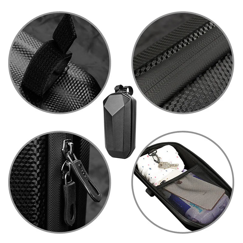 Electric Scooter Bag Storage Electric Bike Handlebar Bag Scooter Storage Bag with Large Capacity Waterproof Front Handlebar Bag