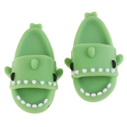 1 Pair For SD Doll For OB11 Doll Slippers Girl Gifts Doll Shoes Dolls Accessories Play House Shark Slippers ALPENZO