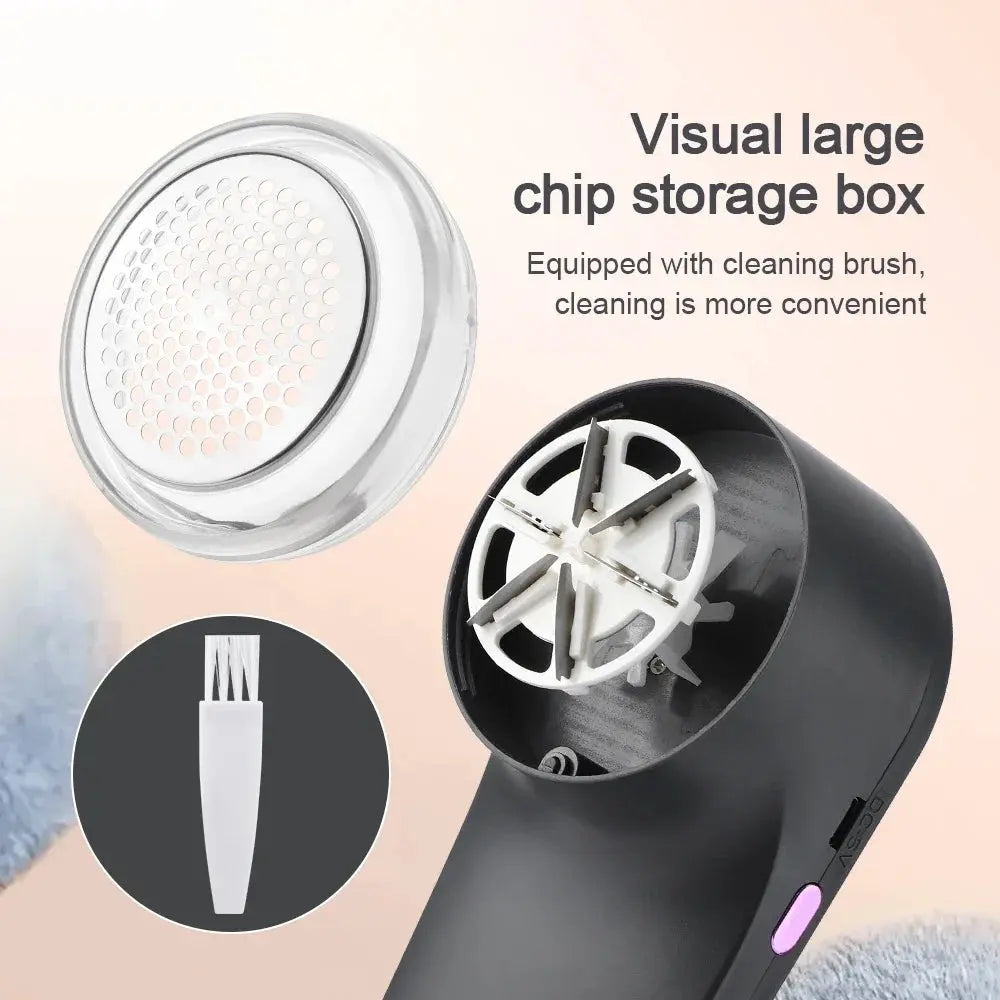 Small Home Clothes Shaving Machine Rechargeable Hair Ball Trimmer Pill Removal Intelligent Digital Display Lints Shaver Trimmer - ALPENZO