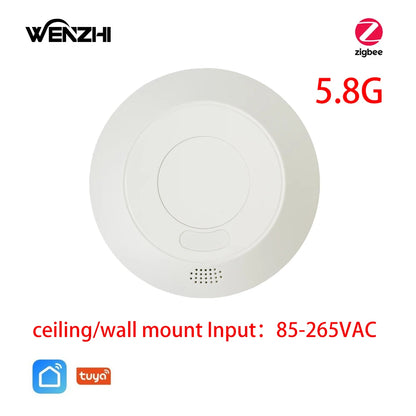 ZigBee 24G MmWave Radar Human Body Presence Motion Sensor For Light Switch Luminosity Detection 110/220V Tuya Smart Life Home - ALPENZO