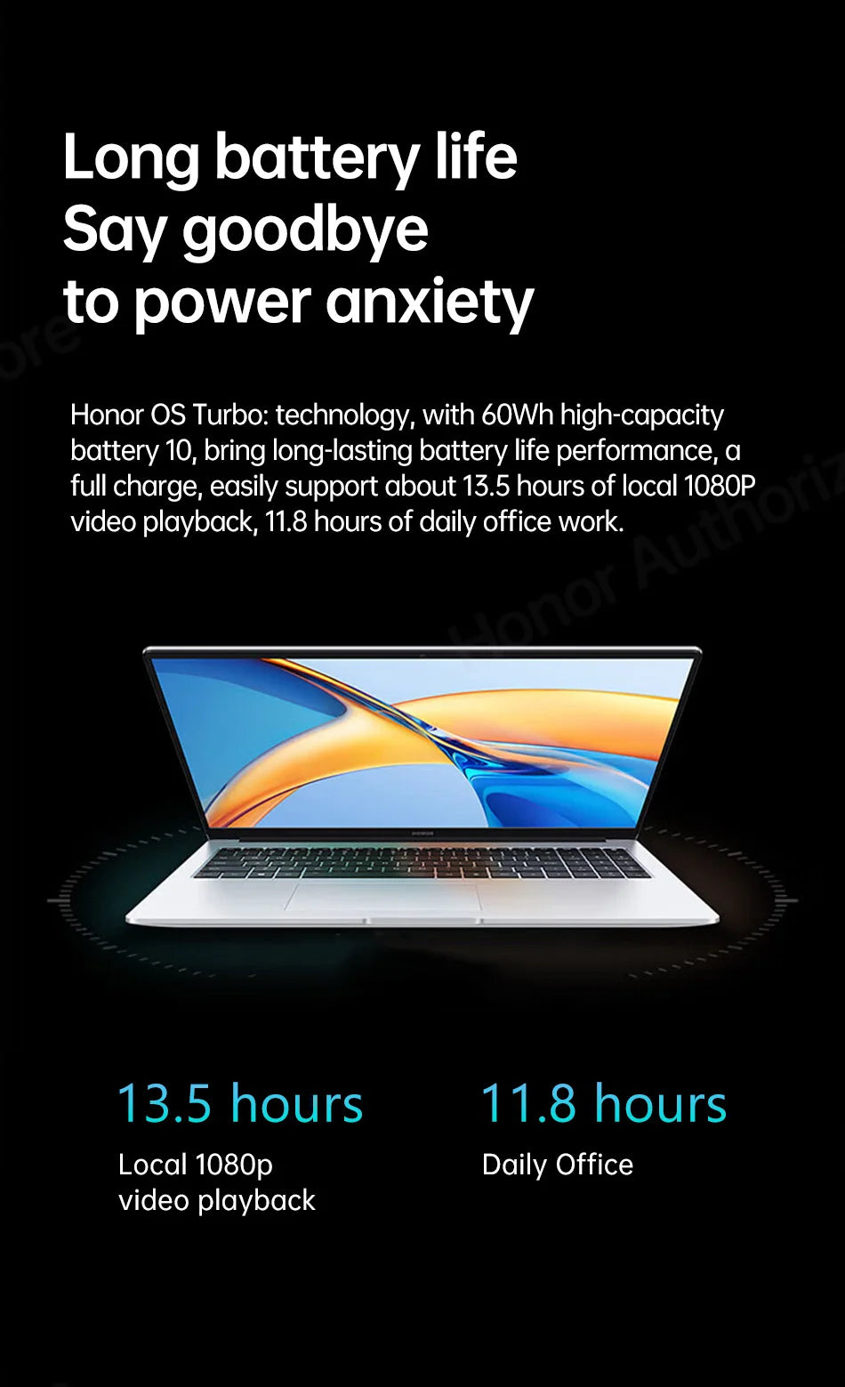 Honor Laptop X16 2024, Ryzen 5 7640HS,16GB 512GB,AMD Radeon 760M, 16 Inch, IPS 45%NTSC 60Hz, Win11 - ALPENZO