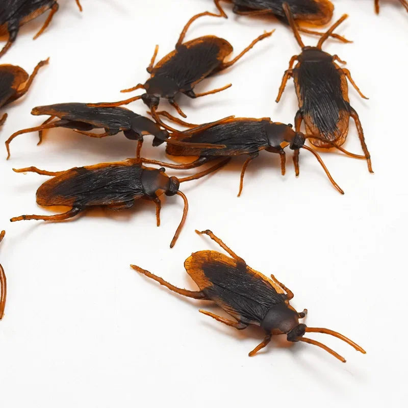 Special Lifelike Model Simulation Fake Rubber Cock Cockroach Roach Bug Roaches Toy Prank Funny Trick Joke Toys April Fools Prank ALPENZO