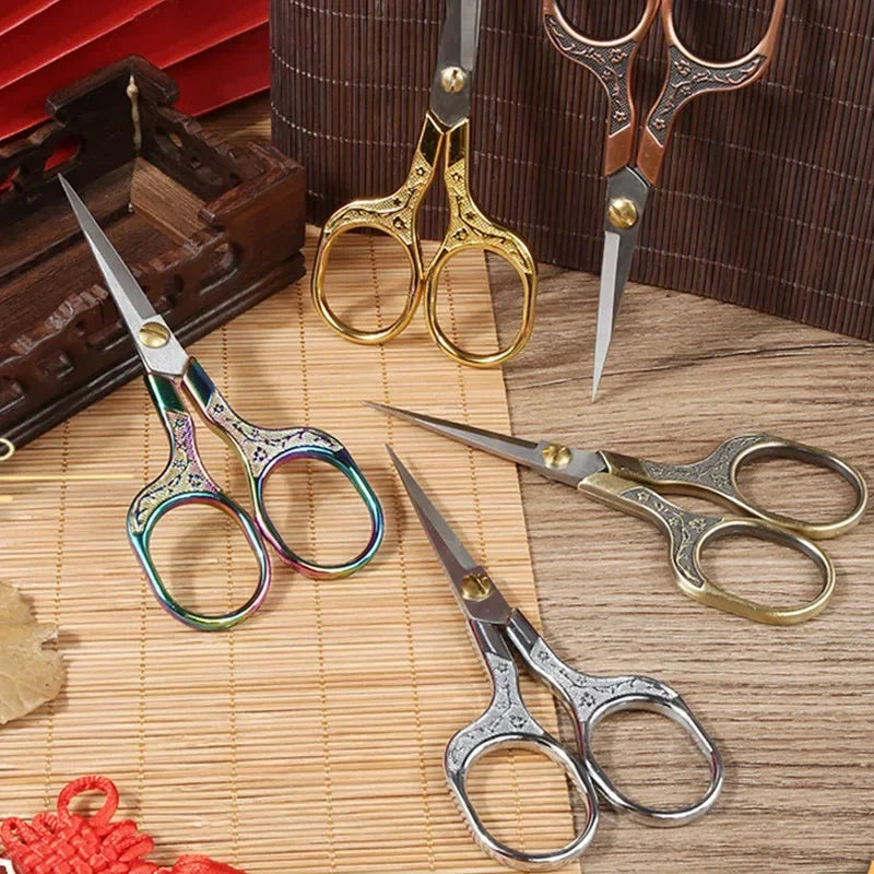 Stainless Steel Scissor Fabric Thread Sewing Scissor Colorful Handicraft Household Embroidery Sewing Shears Embroidery Scissors - ALPENZO