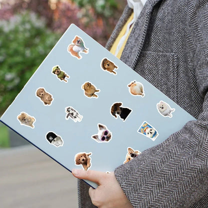 10/50/100pcs Funny Dog Stickers Cartoon Cute Decals Toy Stationery Guitar Phone Bicycle Laptop Luggage Car Graffiti Kids Sticker ALPENZO