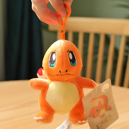 Clearance_Original Pokemon Plush Keychain Cartoon Toys Pikachu Charmander Psyduck Squirtle Snorlax Wobbuffet Doll Kids Kawai Toy ALPENZO