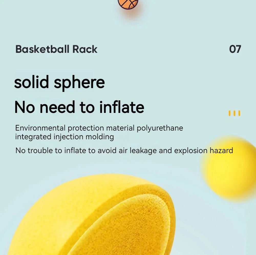 Foam Basketball Kids Silent Basketball Bouncing Mute Silent Ball Bounce Squeezable Mute Bouncing Basketball