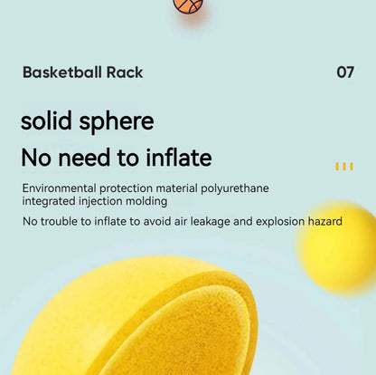 Foam Basketball Kids Silent Basketball Bouncing Mute Silent Ball Bounce Squeezable Mute Bouncing Basketball