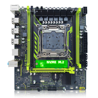 ZSUS X99-8D4 Motherboard Set Kit With LGA2011-3 Xeon E5 2650 V4 CPU DDR4 16GB (1*16GB) 2133MHZ RAM Memory NVME M.2 SATA - ALPENZO