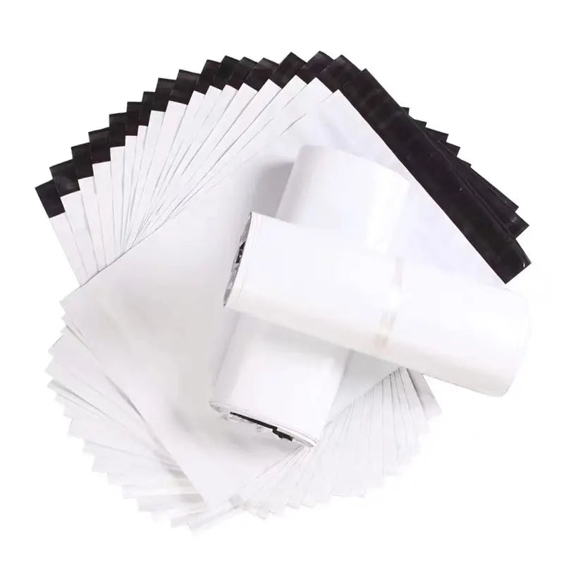 INPLUSTOP Ploy Shipping Bags Opaque PE Plastic Express Envelope Storage White Color Mailing Bags Self Adhesive Seal Courier Bag ALPENZO