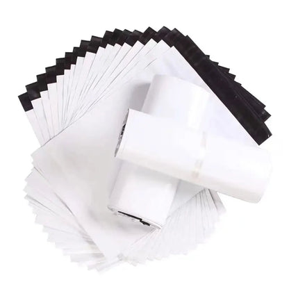 INPLUSTOP Ploy Shipping Bags Opaque PE Plastic Express Envelope Storage White Color Mailing Bags Self Adhesive Seal Courier Bag ALPENZO