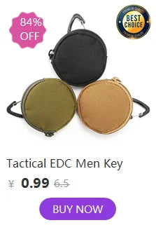 Tactical Pouch MOLLE Pouch EDC Bag Accessory Utility Pouch Multi-function Tool Bags Vest Accessory Bag Multi-function Sundry Bag