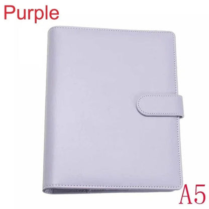 New Vintage Refillable Notebook File Folder Notepad Cover Leather Ring Binder Office Supplies ALPENZO
