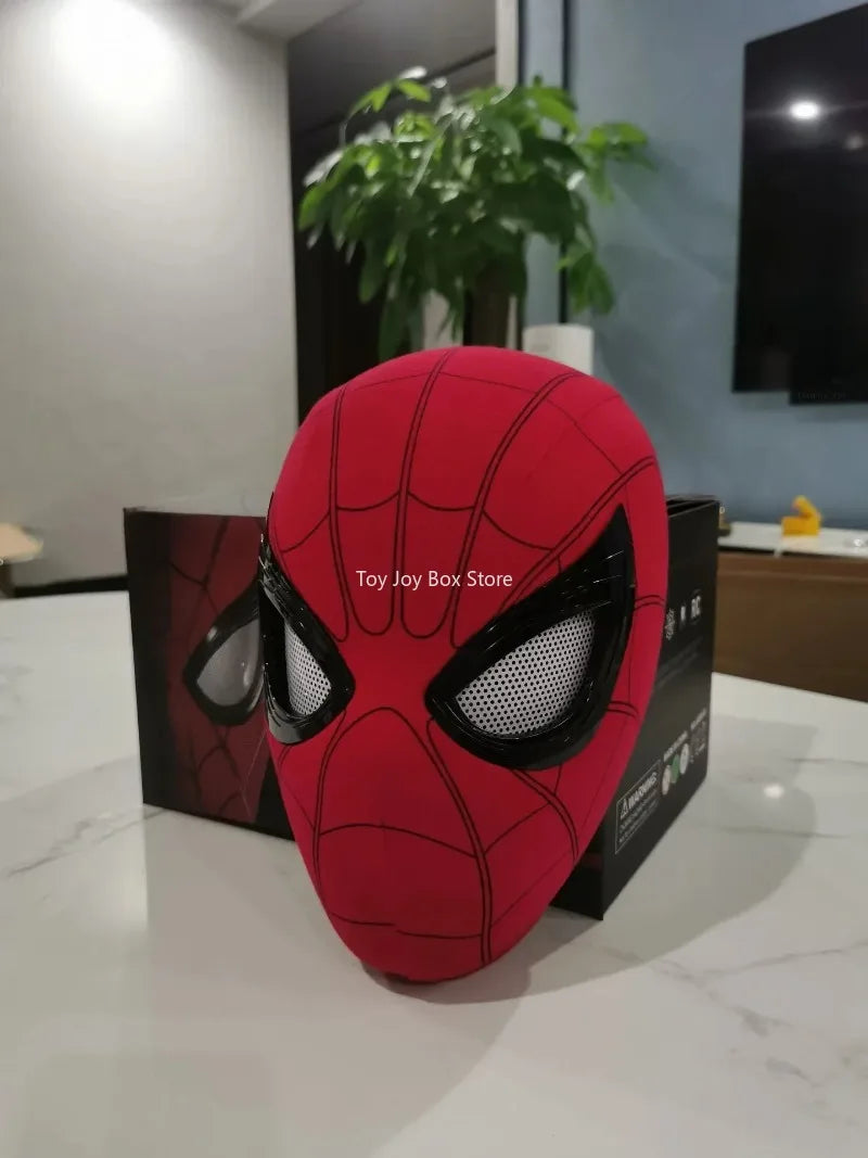 New Spider-man:no Way Home Spider Man Mask Luxury Helmet Rechargeable Remote Eyes Movable Mask Cosplay Decoration Gift Toys ALPENZO