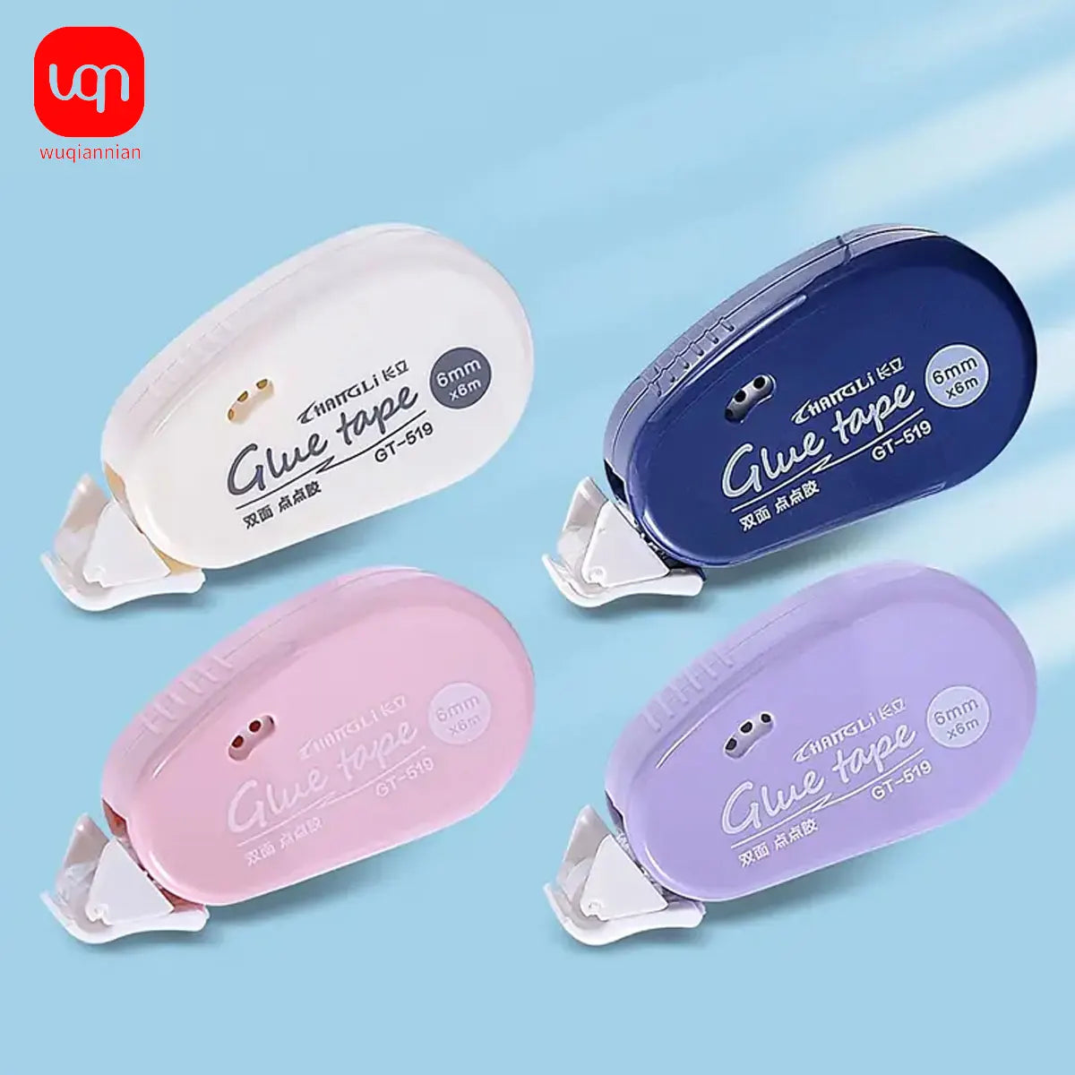 WQN-1PC 6m*6mm Double Sided Adhesive Dots Glue Tape DIY Scrapbooking Collage Photo Album School Stationery Supplies Roller Tape - ALPENZO