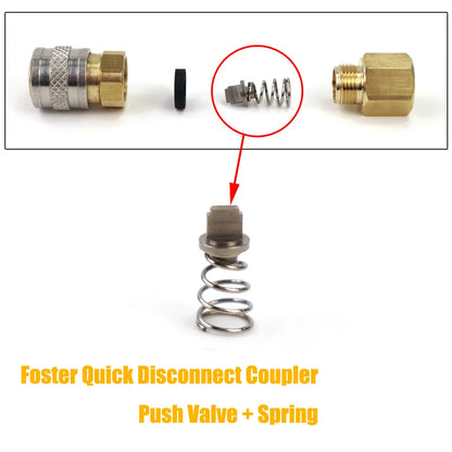 US Airsoft HPA Magazine Taps Valve Adapter Foster Quick Disconnect Coupler