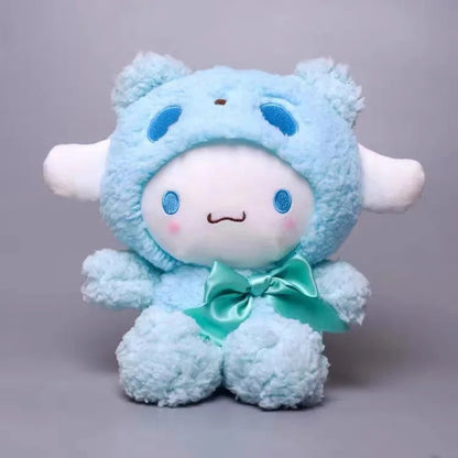 Sanrio 25Cm Anime Sanriod Toys Kawaii Kuromi  Cinnamorol Plush Soft Stuffed Animals Doll Plushie Pillow Children's Toys Gifts ALPENZO
