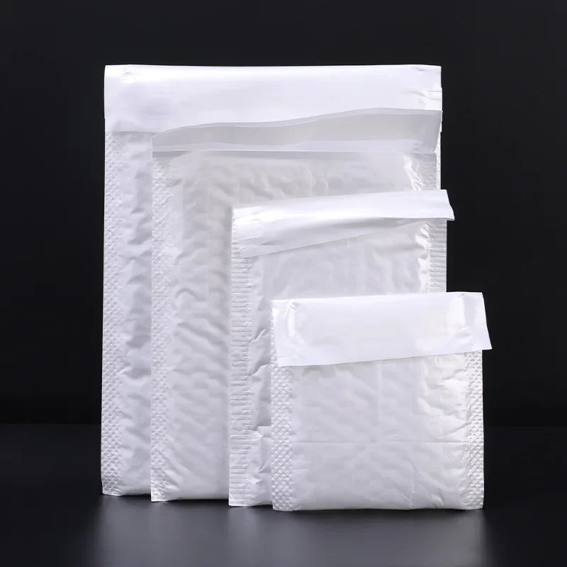 10-50Pcs Bubble Envelopes White Foam Shipping Bags Poly Bubble Mailers Pad Self Seal Packing Bags 11cm 15cm 23cm Wholesale ALPENZO