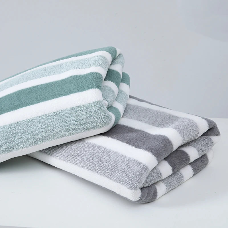 1 Pc Thickened Absorbent Bath Towel Soft Face Towel for Home - ALPENZO