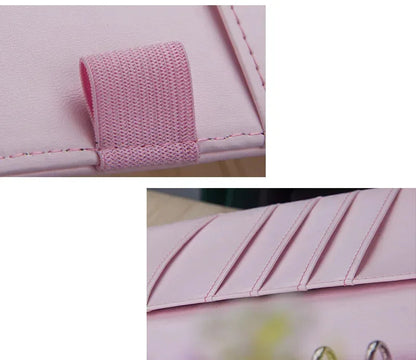 Macaroon Color A6/A5 PU Leather DIY Binder Notebook Cover Diary Agenda Planner Paper Cover School Stationery ALPENZO