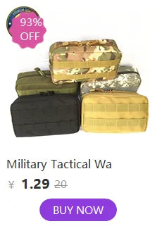 Tactical Pouch MOLLE Pouch EDC Bag Accessory Utility Pouch Multi-function Tool Bags Vest Accessory Bag Multi-function Sundry Bag