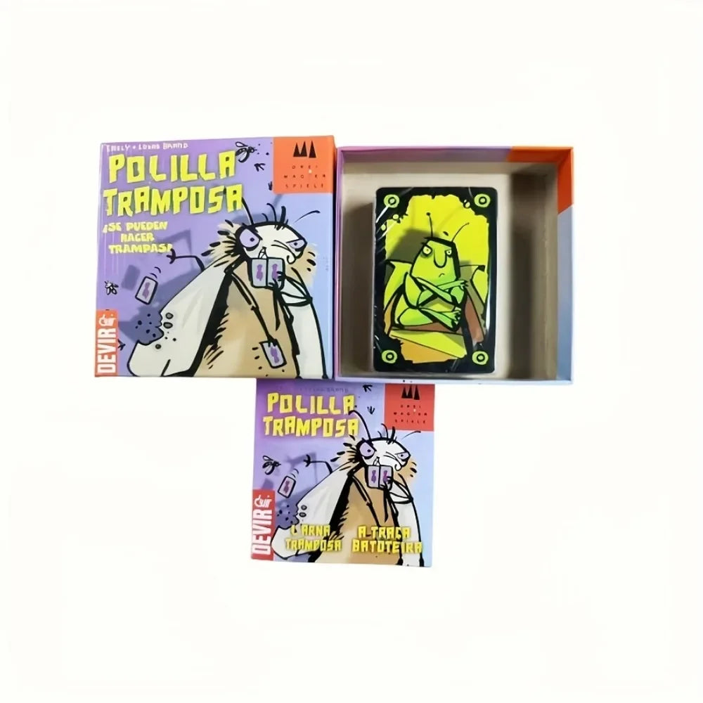 POLILLA TRAMPOSA Spanish Cheating Moth German Cockroach Adult Children Leisure Party Game, Creative Small Gifts - ALPENZO