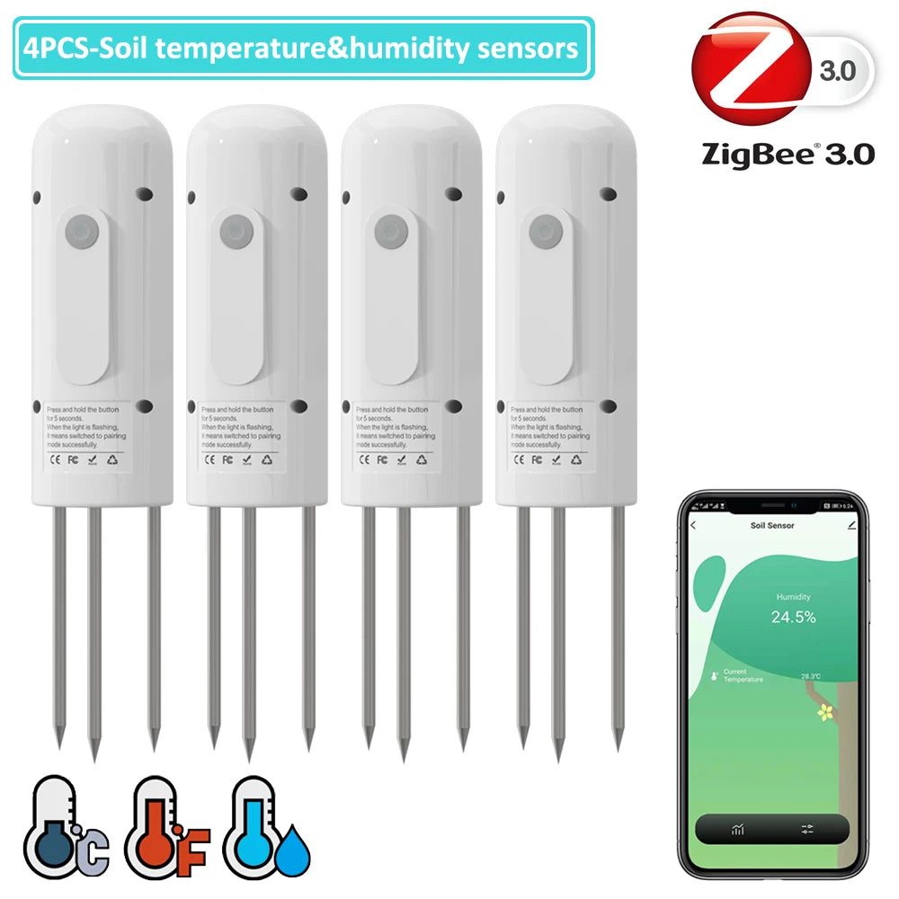 ZIGBEE WIFI Garden Watering Timer Smart Sprinkler Drip Irrigation System Built-in Water Flow Recorder Controller TUYA - ALPENZO