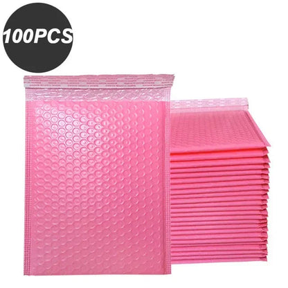 100 Pcs Black Bubble Packaging Envelope Mailing Envelopes Mailer Poly Green Envelope for Shipping Self Seal Bubble Bag Padding ALPENZO