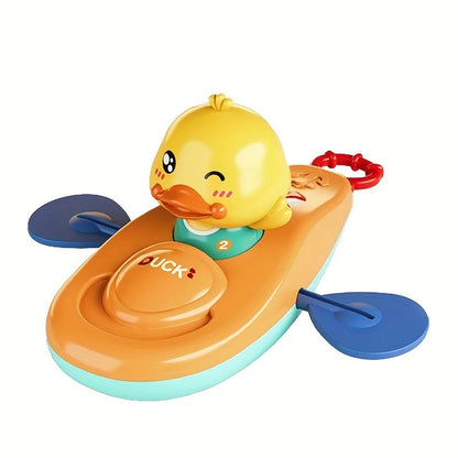 1 Pc Little Yellow Duck Kayak Toy Swimming Pool Bathroom Toy 1 Pc Little Yellow Duck Kayak Toy Swimming Pool Bathroom Toy ALPENZO