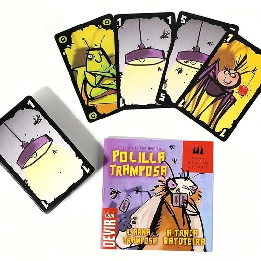 POLILLA TRAMPOSA Spanish Cheating Moth German Cockroach Adult Children Leisure Party Game, Creative Small Gifts - ALPENZO