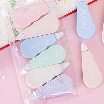 1 Set/6 Piece Cute Kawaii Macaron Correction Tape Altered Tools School Office Corrector Stationery Kids Sweet Novelty Supplies ALPENZO