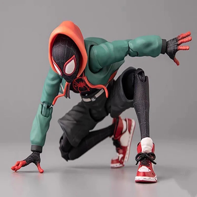 Marvel's Spider-Man Event Model Spider-Man Miles · SV · SHF· Morales Penny · Parker Anime Character Statue Toy ALPENZO