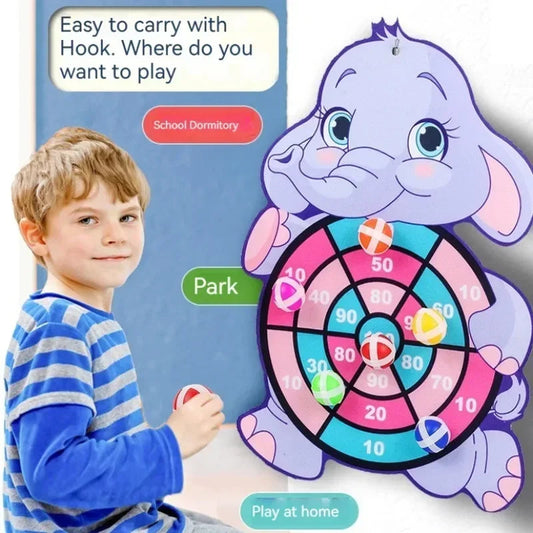 Montessori Dart Board Target Sports Game Toys For Children 4 To 6 Years Old Outdoor Indoor Girls Sticky Ball Boys Gift ALPENZO