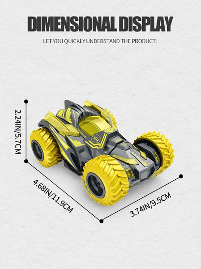 Stunt Spinning Toy Car.Kids Pull Back Car for 3 Year Old Boy Girl and Toddler.Up 360 Upright Rotation Game ALPENZO