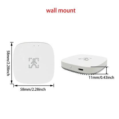ZigBee Wifi MmWave Human Presence Motion Sensor With Luminance/Distance Detection 5/110/220V Tuya Smart Life Home Automation - ALPENZO