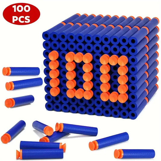 50/100pcs, Blue Filling Darts, Soft Head Bullets Foam Darts, Pistol Children's Toy, Gun Accessories Darts, Soft Toy, Gun Filling ALPENZO
