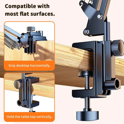 Tablet Holder for Bed with 90cm Metal Arm 360° Rotating Bed Tablet Mount Stand For iPad Stand 4.5~11 Inch Phone Tablet Bracket - ALPENZO