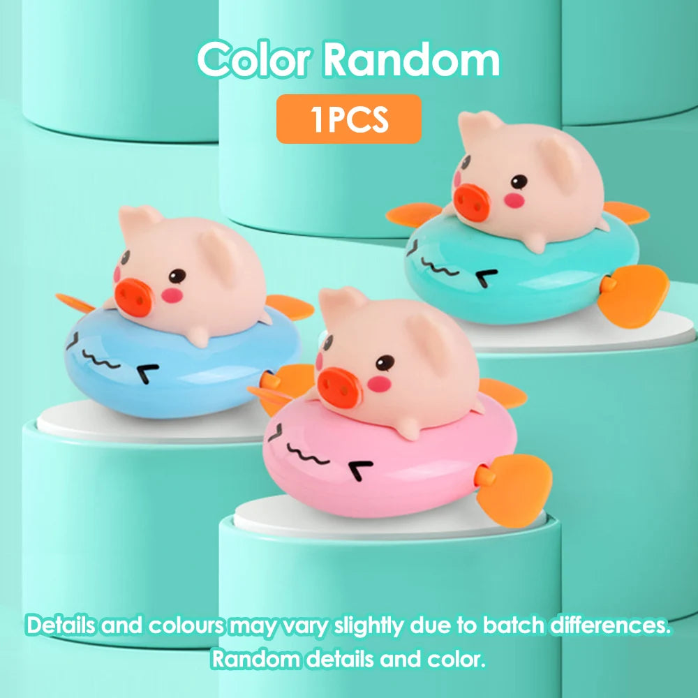 Baby Bath Toy, Bathing Cute Ducks, piglets cows Swimming Water Spraying Clouds Shower Bath Toy For Kids Water Playing Toy ALPENZO