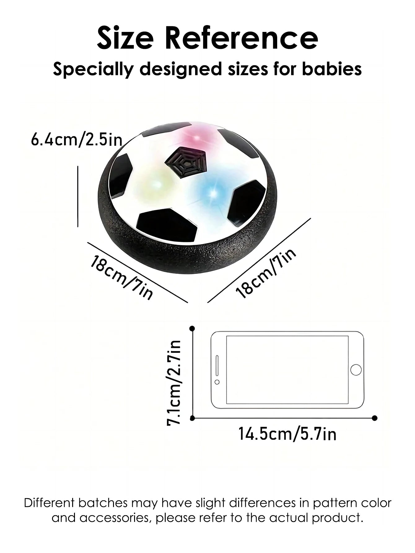 1pcs Floating Football Children's Interactive Football Electric Indoor Parent-child Interactive Sports Toys Creative Sports Toy ALPENZO
