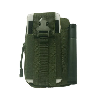 Molle Bag Waist Bag Camouflage Waterproof Nylon Multifunctional Casual Men Waist Bag Men Small Bag Phone Case