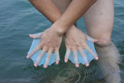 Silicone Swimming Fins Flipper Men Women Child Swim Pool Sport Professional Training Finger Hand Webbed Gloves Paddles Equipment