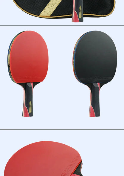Single Professional Training Carbon Table Tennis Bat Racket Ping Pong Paddle For Beginner Advanced Players 6 7 8 Star Sport Part