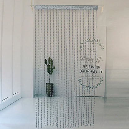 1*2M Beaded String Curtain Door Curtain Bead Thread Tassel Curtain Window Wall Panel Room Divider Doorway Home Wedding Acces - ALPENZO
