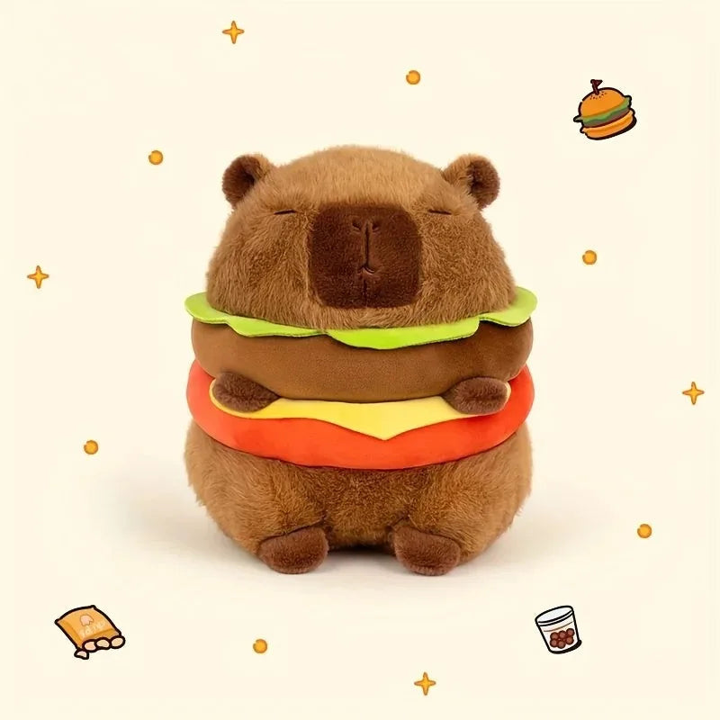 23cm Capybara Plush Simulation Capibara Anime Fluffty Toy Cute Doll Stuffed Animals Soft Doll Plush Christmas Thanksgiving Gift ALPENZO