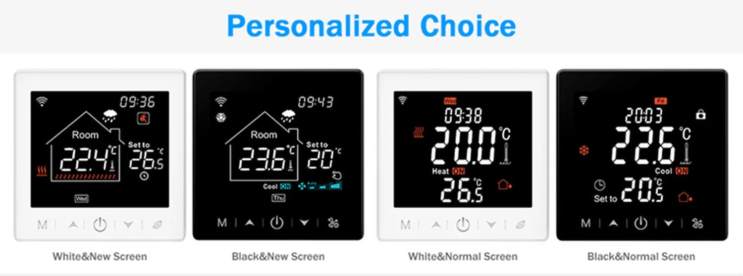 Tuya Smart Home Wifi Room Thermostat For Underfloor Heating Smart Thermostat for Gas Boiler 220V Temperature Controller Alexa - ALPENZO