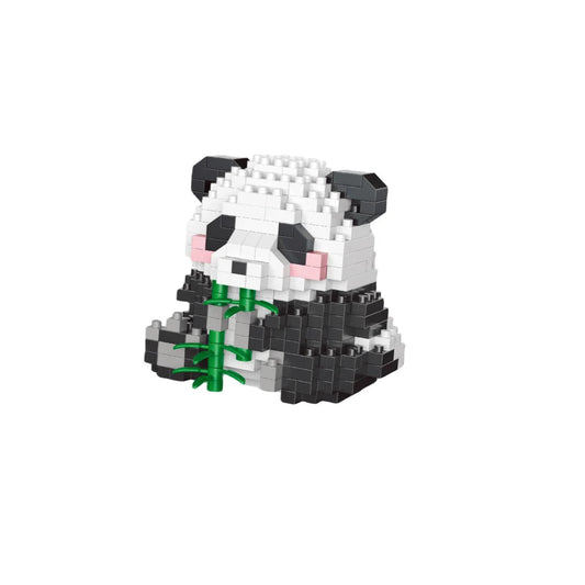 Adorable Panda-Shaped Building Blocks Toy Set: Ideal Desktop Decoration, Holiday Gift, Panda Lover's Delight, Joy for Children ALPENZO